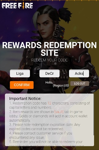 Como os códigos do Free Fire são resgatados? - Liga de Cracks